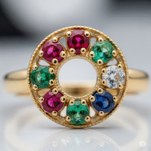 navrathna ring gold